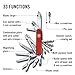 Victorinox Swiss Champ Swiss Army Knife, 33 Functions, Swiss Made Pocket Knife with Large Blade, Screwdriver, Chisel and Combination Pliers - Red