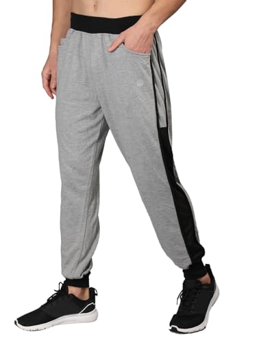 Image of CHKOKKO Men Casual Track Pant Gym Workout Lower with Pocket LightGrey L