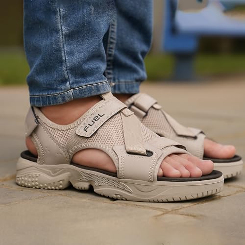 Image of FUEL Gabbroo Comfortable & Lightweight Casual Sports Sandals for Mens with Anti-Skid & Flexible EVA Sole for Running, Walking