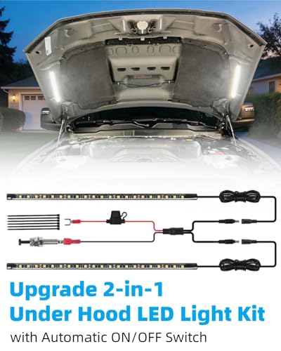 Kit de luces LED 2 en 1 para bajo capó 36 cm miniatura 2
