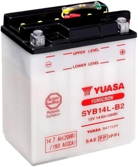 Yuasa SYB14L-B2 Performance Battery