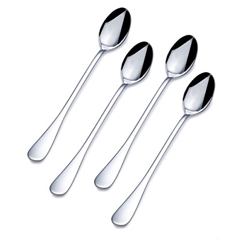 Towle Living Basic Stainless Steel Ice Beverage Spoon, Set of 4