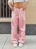 Xineicy Parachute Pants for Women Drawstring Baggy... #2