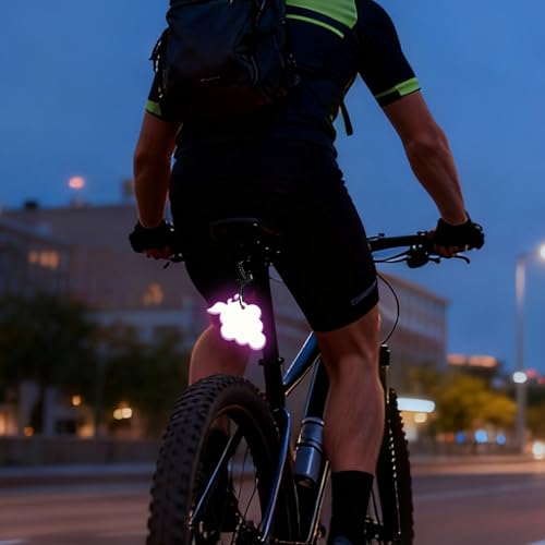 Odblaskowe naklejki rowerowe, taśma bezpieczeństwa w nocy, naklejka rowerowa z PCW o silnej przyczepności, nowoczesne akcesoria motocyklowe, elegancki design, pomoc dla samochodów ciężarowych i