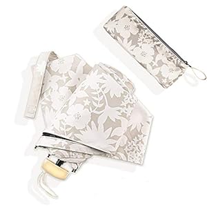 Sotia 日傘 折りたたみ傘 レディース 晴雨兼用 かわいい花柄模様 軽量 208g コンパクト 紫外線遮蔽率99% おしゃれ UVカット99% プレゼント ギフト 収納ポーチ付
