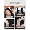 GROWNSY Baby Carrier, One-Click Release Clasp for Easy to Wear, Cozy Wraps Carrier Newborn to Toddler with Head Support(7-44lbs), Ergonomic & Lightweight for Infant to Toddler, Black
