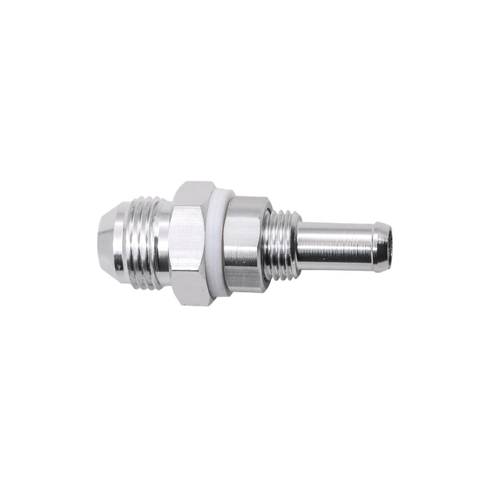 Snapklik.com : 8AN Straight To 3/8inch Hose Barb Double Fuel Pump Tank ...