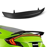 SCITOO ABS Black Rear Trunk Spoiler Wing Universal Exterior Accessories Styling Kits Replacement for Honda...