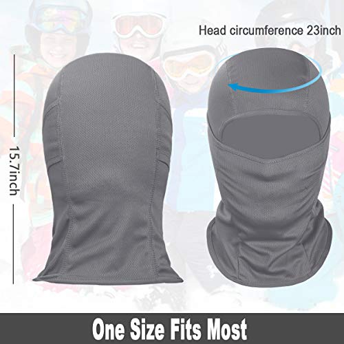 Image of Achiou Ski Mask for Men Women, Balaclava Face Cover, Shiesty Mask UV Protector Lightweight for Motorcycle Snowboard