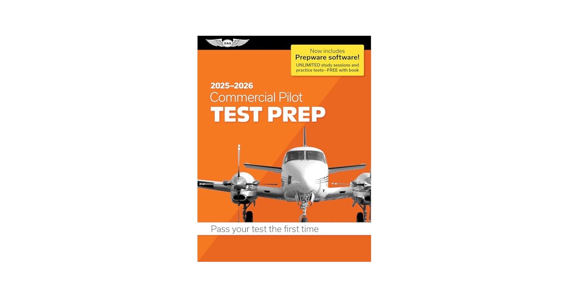 Commercial Pilot Test Prep 2025-2026: Paperback plus