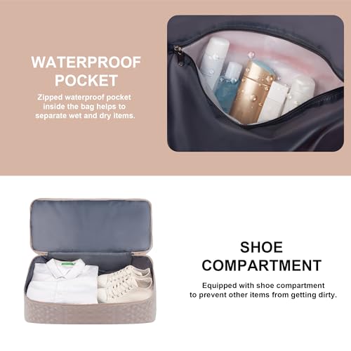 Travel Duffel Bag Weekender Overnight Bag for Women Carry On Gym Bag Travel Essentials4