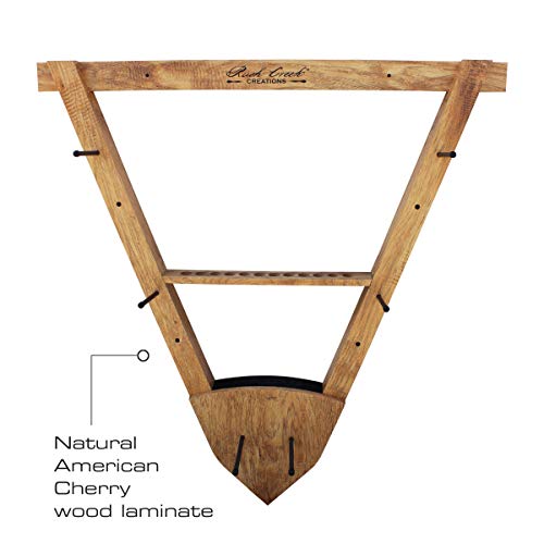 Rush Creek Creations | Wall Mounted Bow and Arrow Display Rack for Hunting & Archery Accessories | Real Tree 3-Bow Holder & 12-Arrow Storage | Handcrafted Small Bows & Big Bow Hanger w/Arrow Holders by Rush Creek Creations - Image 7