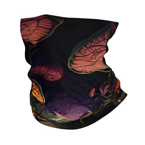 Forest Tree of Life Fantasy Mushrooms Colorful Neck Gaiter Face Cover Scarf Balaclava Bandana para Mujeres y Hombres para Motociclismo Ciclismo Esquí Fiesta miniatura 1