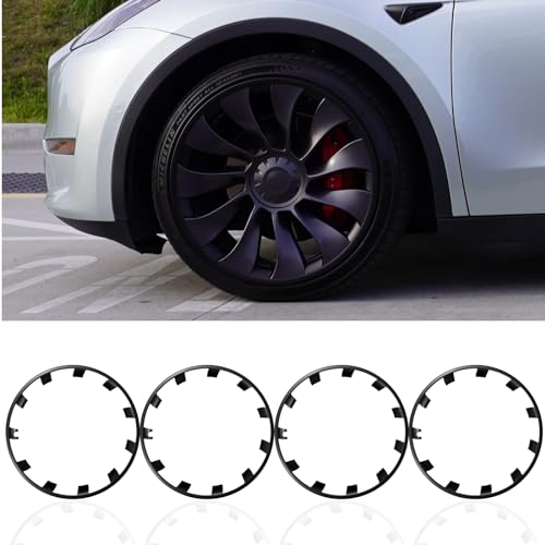 Model Y Rim Protector Wheel Rims Protection for Tesla Wheels Protectors 4PCS 21 inch Rims Cover ABS Hubcaps Covers Protections Parts Accessories