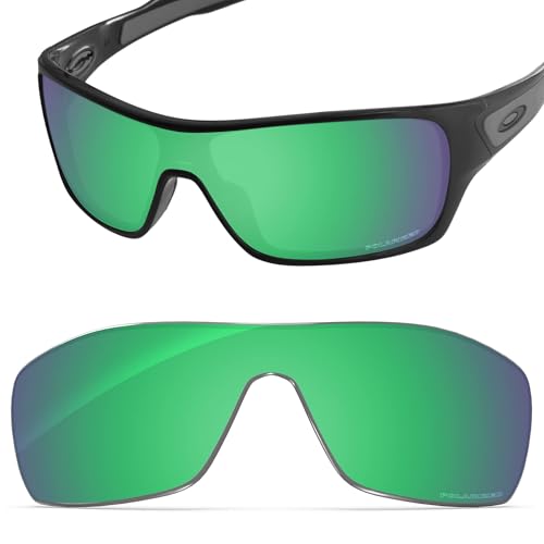 Image of Performance Replacement Lenses Compatible with Oakley Turbine Rotor OO9307 Polarized Etched