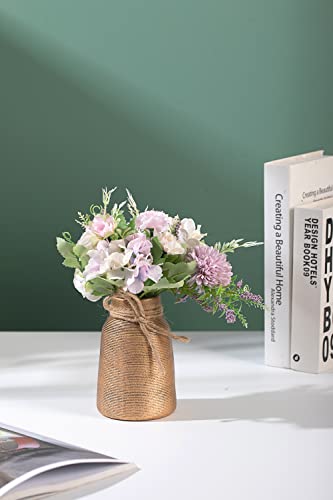 Galouro Vase -Flower Vase, Small Vases For Décor, Ceramic Vase For Shelf Décor, Table Décor, Decorative Vase For Bookshelf, Fireplace Mantle, Office, Centerpieces, Petite Farmhouse Décor #TOP7