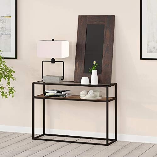 Addison 42'' Wide Rectangular Console Table in Blackened Bronze