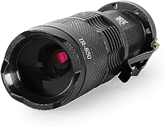IR Torch 3 Watt 850NM Infrared Light Night Vision Flashlight Torch - Infrared Light is Invisible to Human Eyes - to be Used with Night Vision Device( NOT Include Battery)