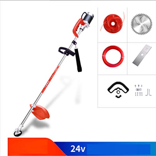 ruofengpuzi Cordless Brushless Electric Lawn Mower Lawn Weeder Lawn Mower Rear Garden Mower C