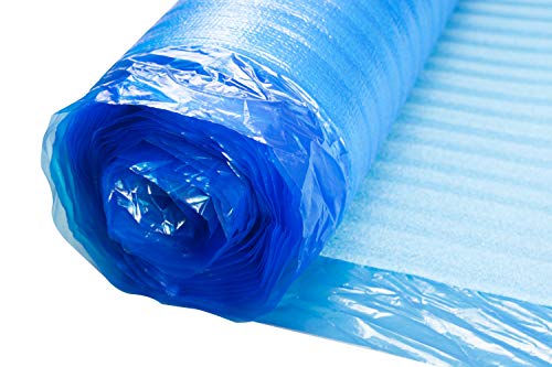 image for Be$t Laminate 3in1 Vapor Barrier Flooring Underlayment w/Overlap and p