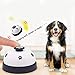 Haokey 2 Stücke Trainingsglocken für Haustiere, Hund Türklingel Hundeglocken für Potty Katzentraining, Töpfchentraining Kommunikationsgerät mit Großem Button(Weiß)