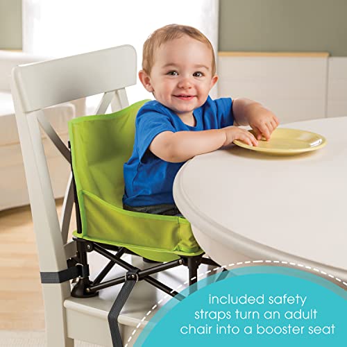 Summer Pop ‘N Sit Portable Booster Chair, Green – Booster Seat For Indoor/Outdoor Use – Fast, Easy And Compact Fold #TOP3