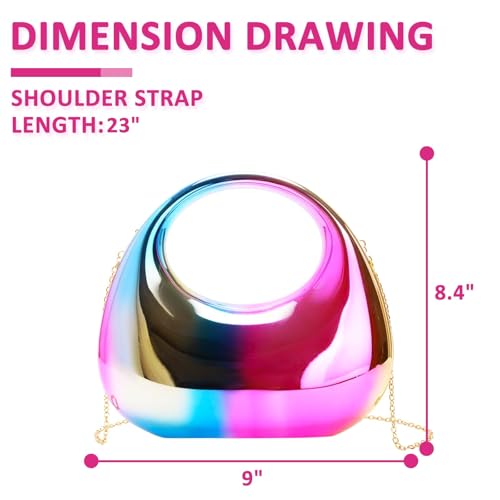 Clutch de acrílico para mujer, bolso pequeño para fiesta miniatura 4
