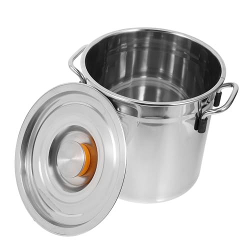 ABOOFAN Olla Inoxidable con Tapa para Guisos y Carnes Guisadas Gran Capacidad para Uso Comercial para Cocinas
