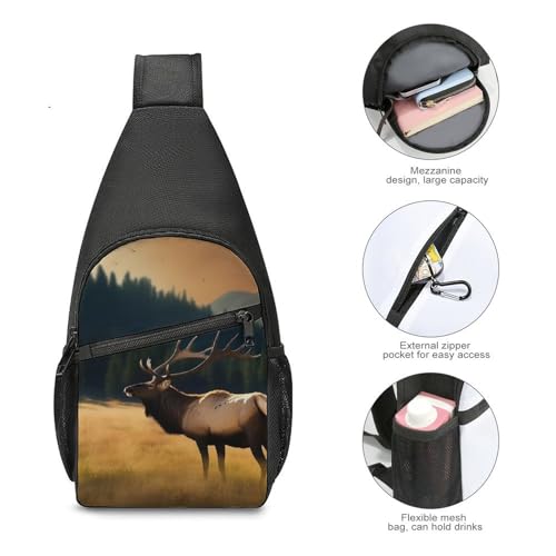Mochila tipo bandolera deportiva urbana blanca miniatura 5