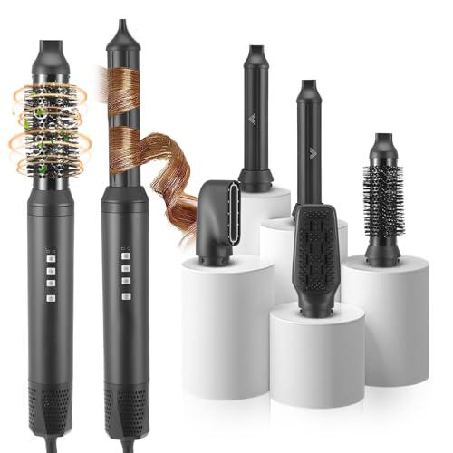 Neulriscn 5 in 1 Hair Styler, Air Stylers for Women, Magic Hot Air Styler Dryer Brush for Hair Styling, [110,000 RPM] High-Speed Ionic Hairdryer for Volumizing, Curling, Straightening, 3 Speeds & Temp