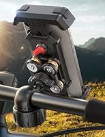 JOYROOM 2026 Handyhalterung Fahrrad Vibrationsgedämpft Universal Handyhalter Motorrad, Anti-Shake Handy Halterung Fahrradlenker für iPhone 17/16/15 Pro Max, Samsung S26/S25 Ultra, Smartphone 4,7\-7\