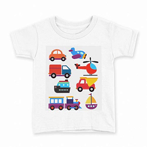 [igsticker] �v�����g T�V���c �L�b�Y �q�� 90 �T�C�Y size ������� �N���[�l�b�N �� �z���C�g t-shirt 013166 ��蕨 ��s�@ �� �D