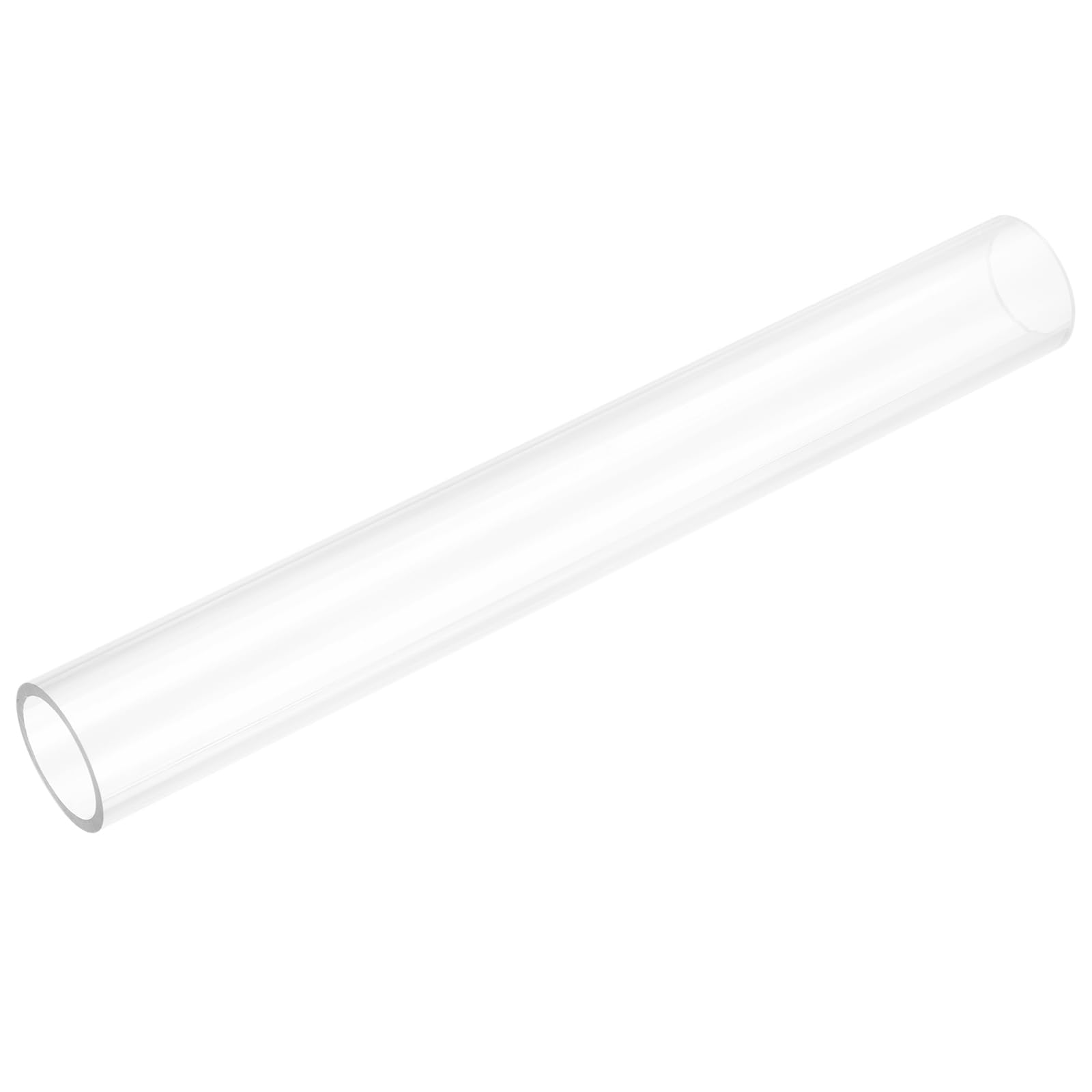 uxcell Rigid Round Clear Tubing 30mm(1 3/16") ID x 32mm(1 1/4") OD x 0.8Ft(250mm) Length Plastic Tube
