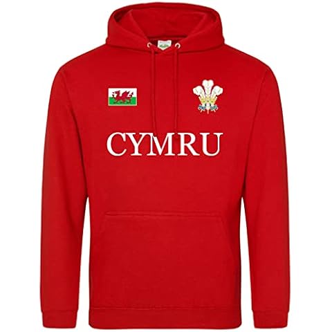Cymru Flag Badge Unisex Hoodie Cover