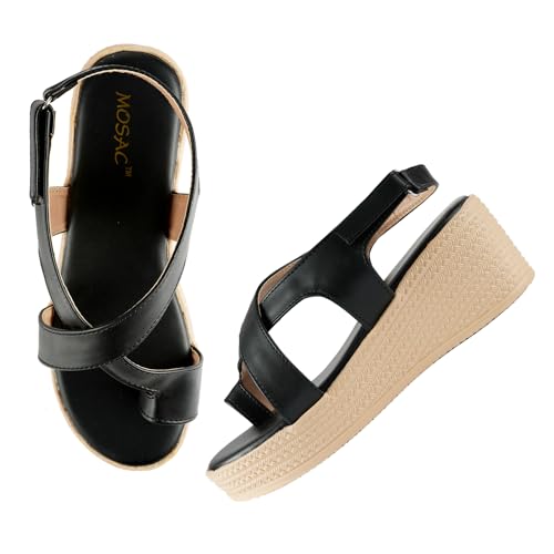 Image of MOSAC Women /Girl's Stylish Casual Comfortable Wedges Platform Heel Sandal FOR Women & Girls