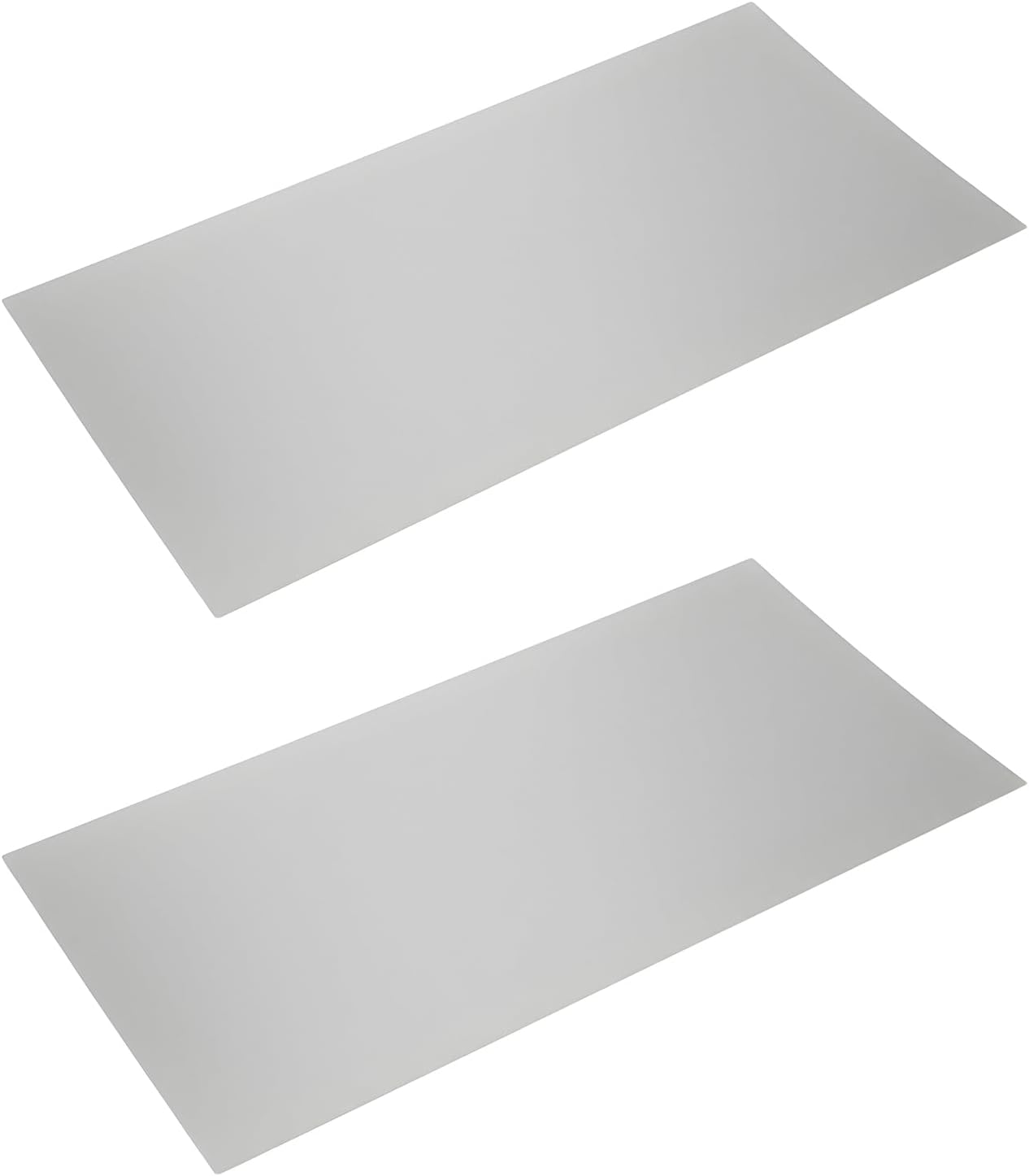 2Pcs 304 Stainless Steel Flat Pad Steel Plate 200x100x0.2mm for Cut Paper