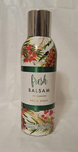 Bath and Body Works White Barn Fresh Balsam Room Spray. 5.3 Ounce Large Cansiter