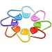 104PC Mix Color Knitting Stitch Counter Crochet Locking Stitch Markers Stitch Needle Clip Knitting Crochet Markers