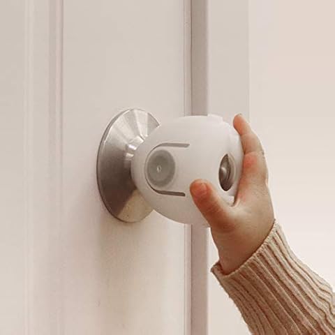 EUDEMON 6 Pack Baby Safety Door Knob Covers Door Knob Locks Cover