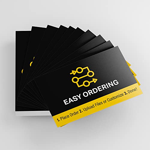 Dot4Dot Custom Printed Business Cards - Full Color High Quality Premium (16Pt) Thick Paper Stock Uv Coating Glossy Finish 2X3.5 100 To 1000 Pcs - Made In Usa #TOP3