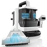 Tragbarer Teppichreiniger mit doppeltem Wassertank und Bürstenköpfen für die Tiefenreinigung von Teppichen, Sofas und Autositzen