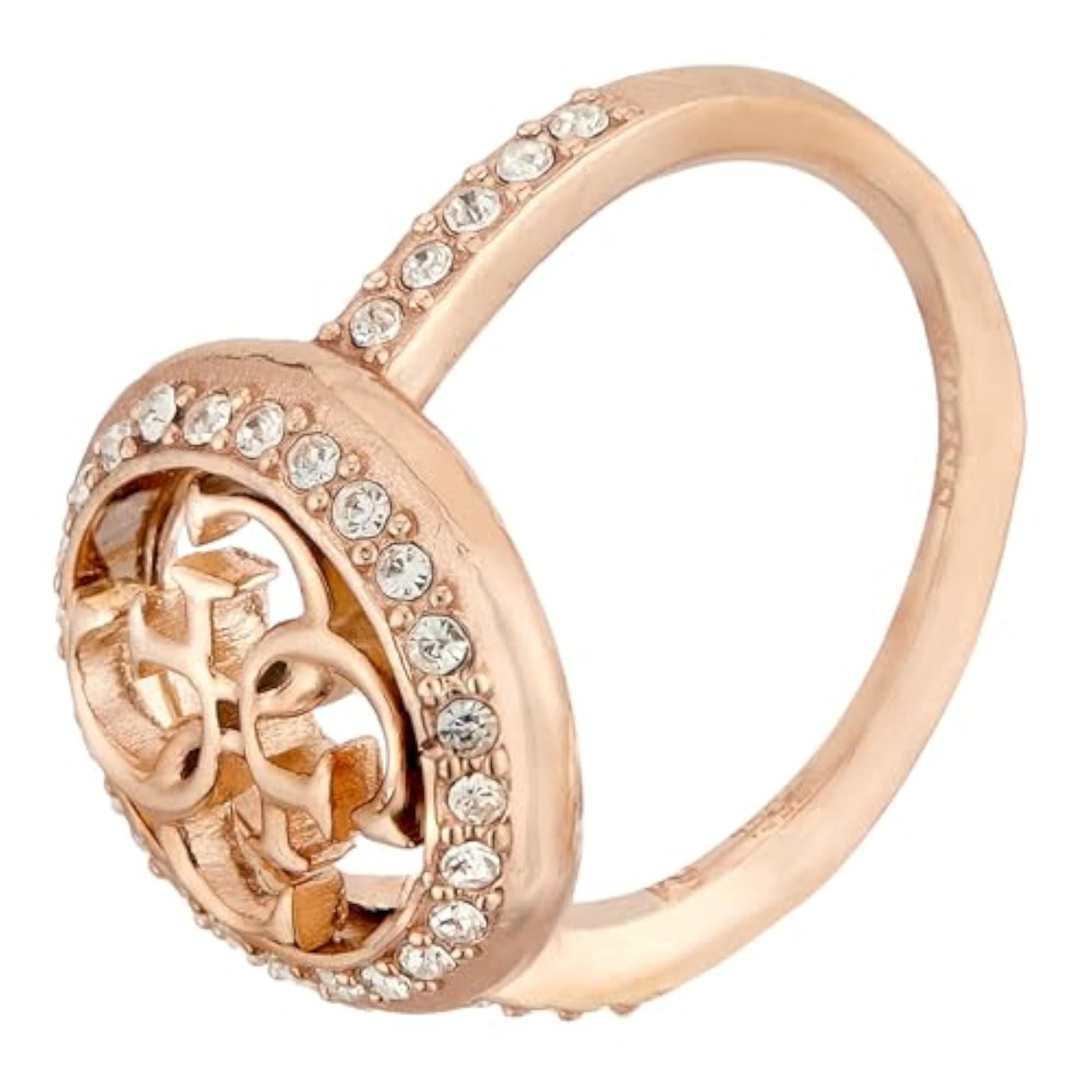 Women's Gold-Plated Stainless Steel Stackable Ring, Hypoallergenic