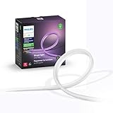 Philips Hue Smart Outdoor Lightstrip, 2m/7ft, (Voice Compatible with Amazon Alexa, Apple Homekit,...