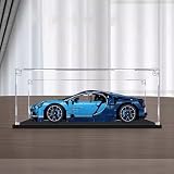 La vitrina acrílica es compatible con el modelo Lego 42083 Super Car. Caja de exhibición transparente a prueba de polvo (solo caja de almacenamiento de 3 mm) (transparente)