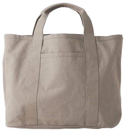 [ユナイテッドアローズ グリーンレーベル リラクシング] WEB限定 2WAY キャンバス トートバッグ/ショルダーバッグ 36321992266 1100 LT.GRAY(11) FREE