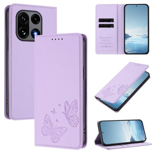 Étui Moto Edge 50 5G violet à rabat idéal pour visionner vos vidéos
