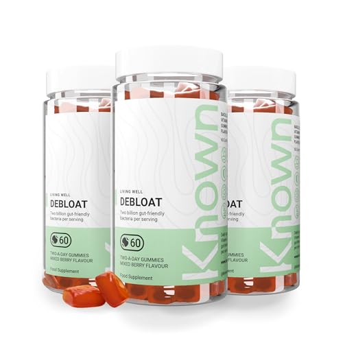 Known Delicious Debloat Gummies – 3 Months Supply – Mixed Berry