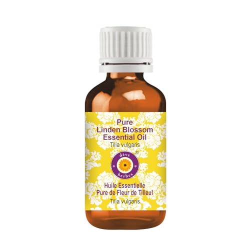 Deve Herbes Pure Linden Blossom Essential Oil (Tilia vulgaris) Steam Distilled 2ml (0.06 oz)