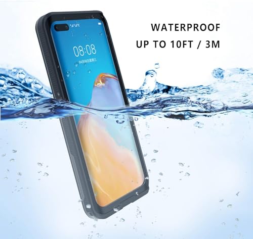Étui étanche P40 Pro antichoc noir DrPhone IP68 - 3