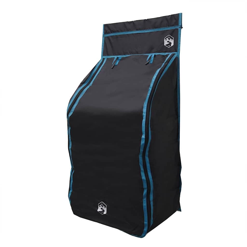 Hängender Zeltorganizer mit 10 Taschen aus Oxford-Gewebe, 40,5 x 25 x 80 cm, faltbar mit Reißverschluss, Ösen und Klettverschluss, Camping Zubehör für Outdoor, Wandern, Trekking, Festival